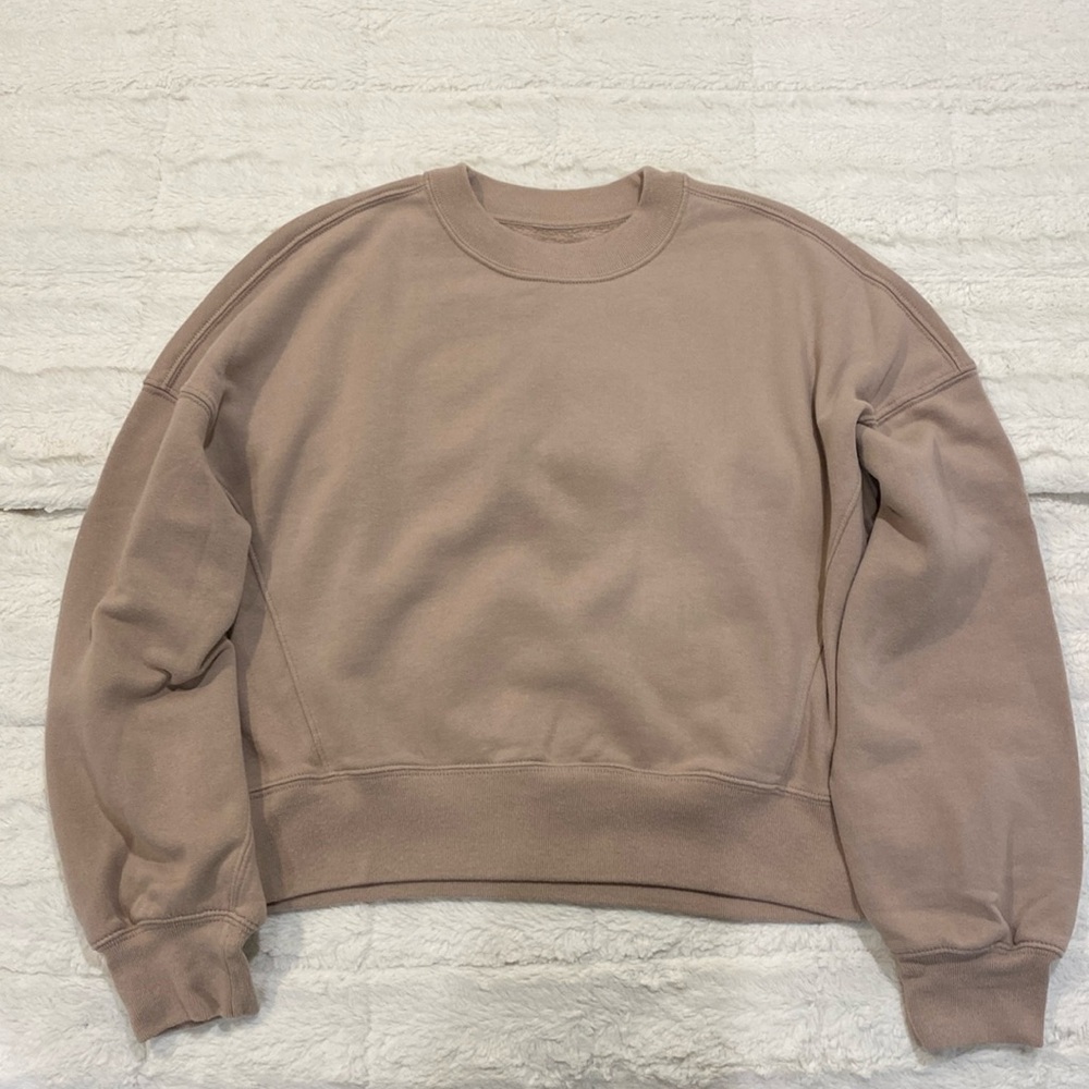 Abercrombie & Fitch women’s sweatshirt beige size S